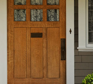 Front porch of new house