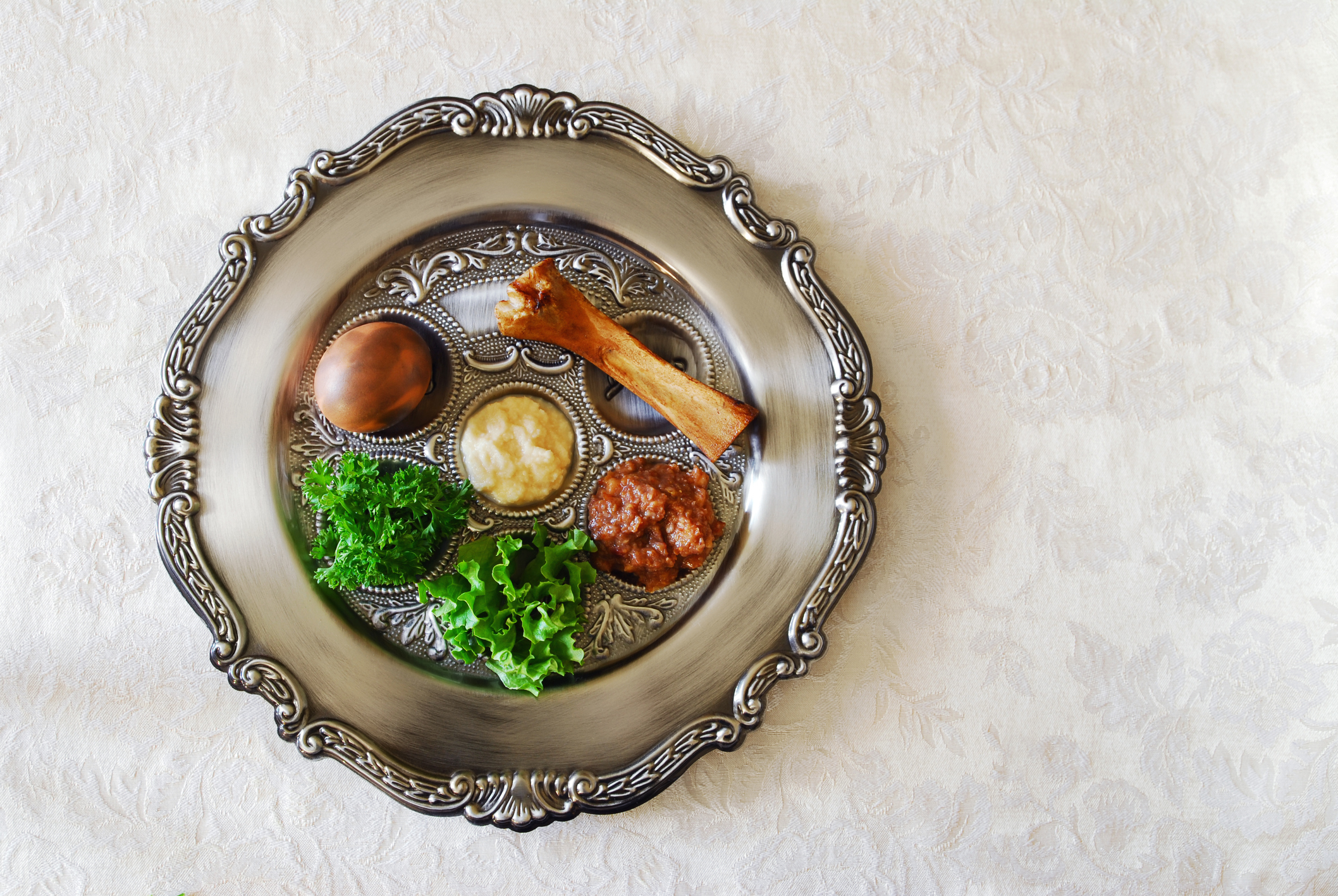 Passover seder plate