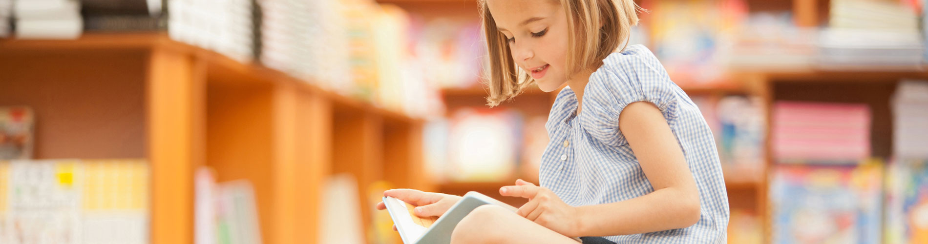 girl reading a book