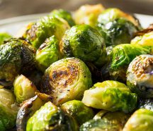Roasted Brussels Sprouts in Balsamic Glaze