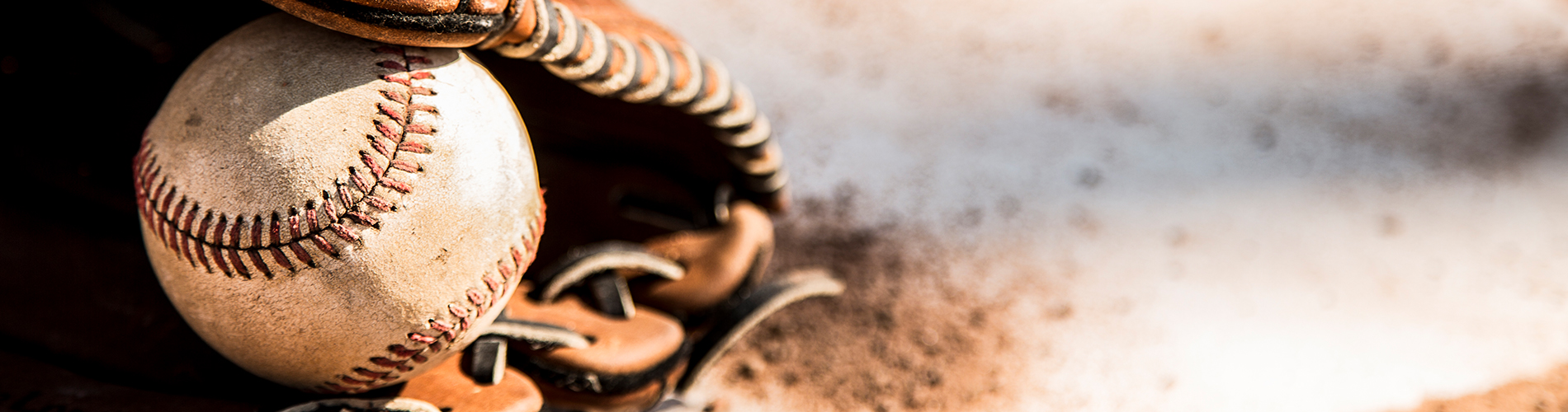 Baseball and glove