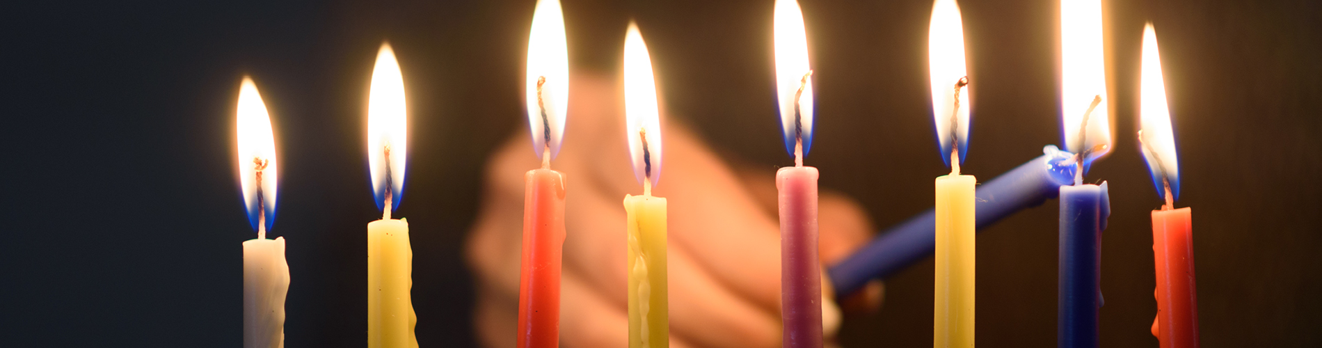 chanukah menorah candles