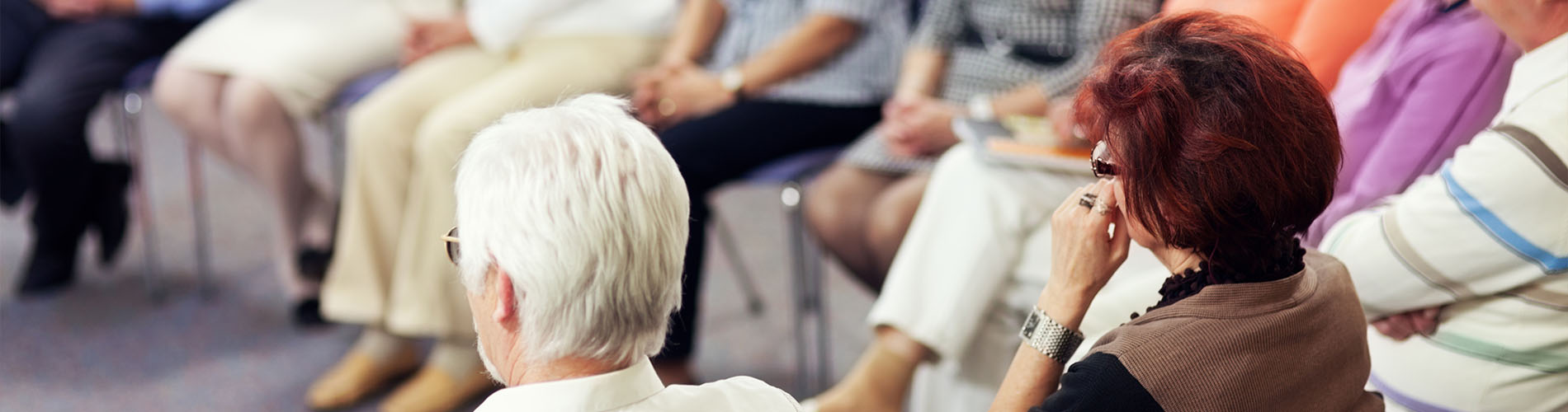 Older adults in a support group