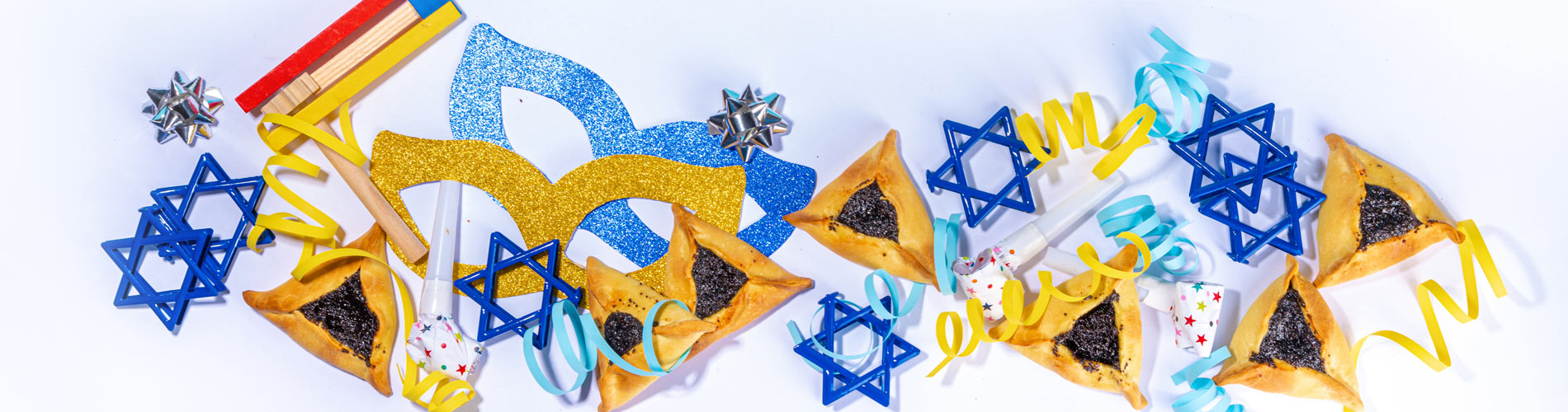 festive Purim background