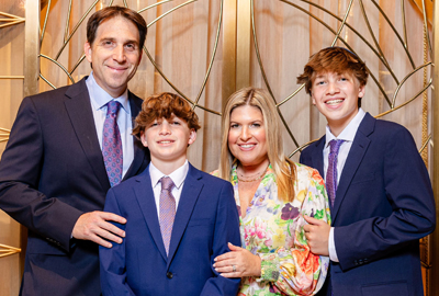 Rebecca Fruman with family