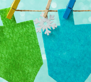 dreidel felt craft