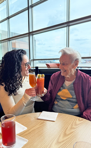 Wendy Cohen with her grandmother