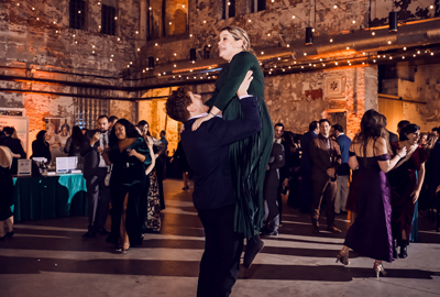 couple dancing at DJ YAD's Generosity gala