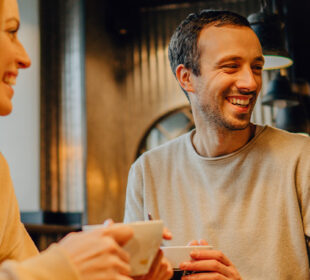 Young adults at restaurant