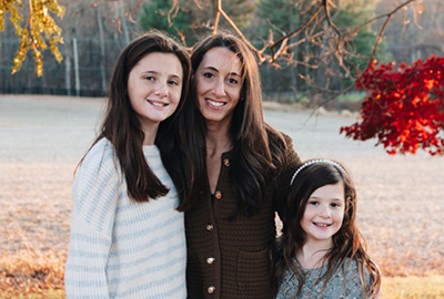 Leah Schulman with her daughters