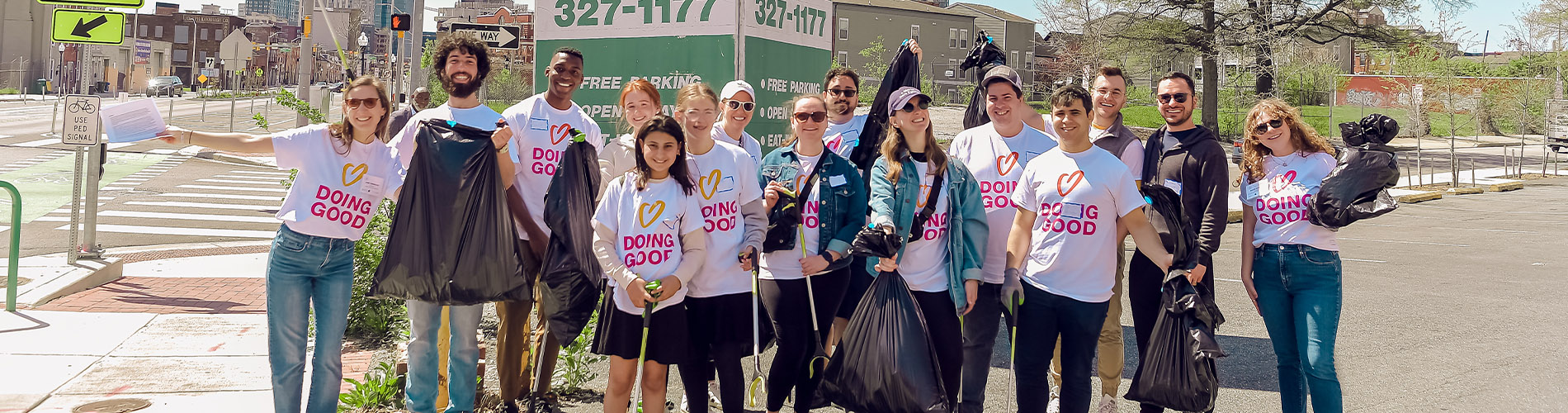 Volunteers at Good Deeds Day