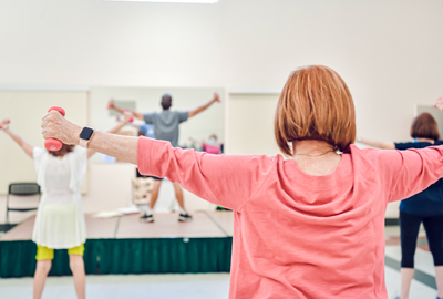 exercise class at Myerberg