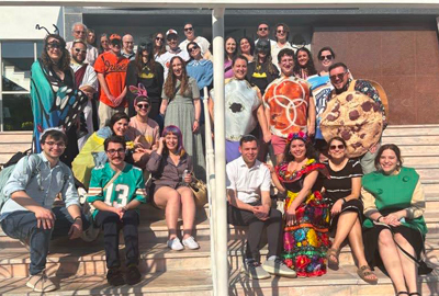 Sarah Vorsanger with group on YAD's mission trip to Cuba