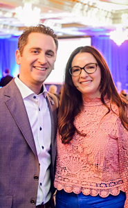 Brad Hecht with his wife Melissa
