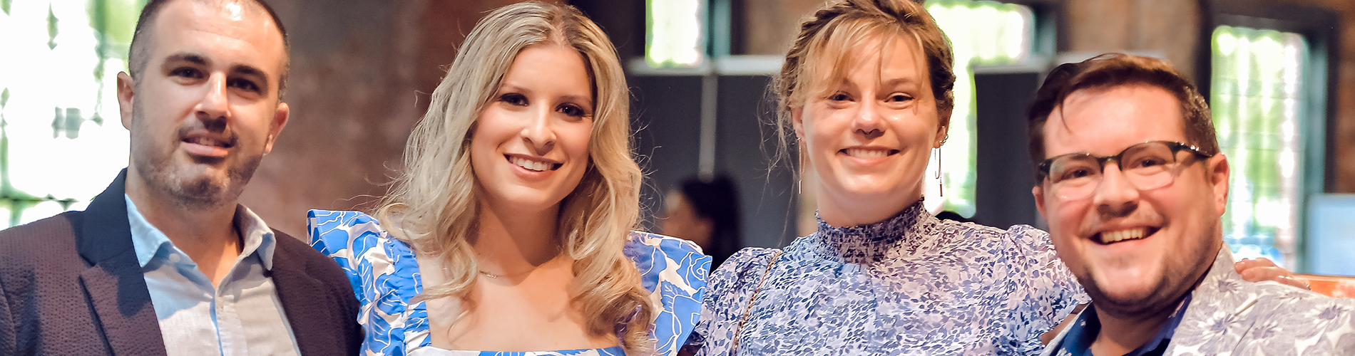 Young adults at The Associated's Summer Soiree