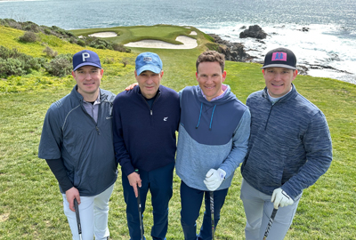 Ron Attman with his sons