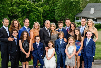 Ron Attaman with his family