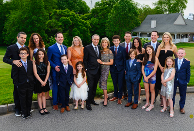 Ron Attaman with his family