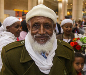 Smiling Ethiopian man
