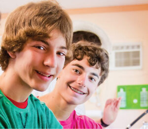 Boys in school