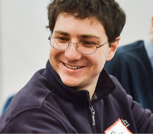Young man smiling