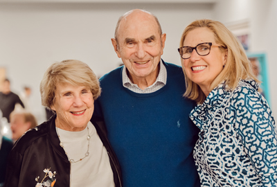Karen Singer and her parents