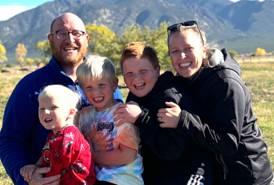 Jacob Wolf and family