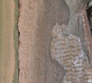 Jewish traditional Mezuzah hanging near the entrance of the house