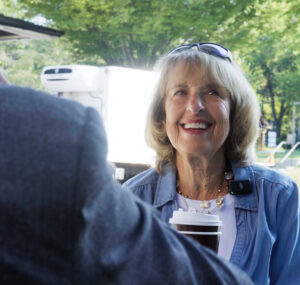 Sharan Kushner | Mensches in Cars Getting Coffee Image