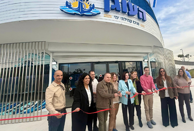 Seaside Community Center in Ashkelon ribbon cutting opening
