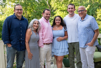 Esther Shapiro with family