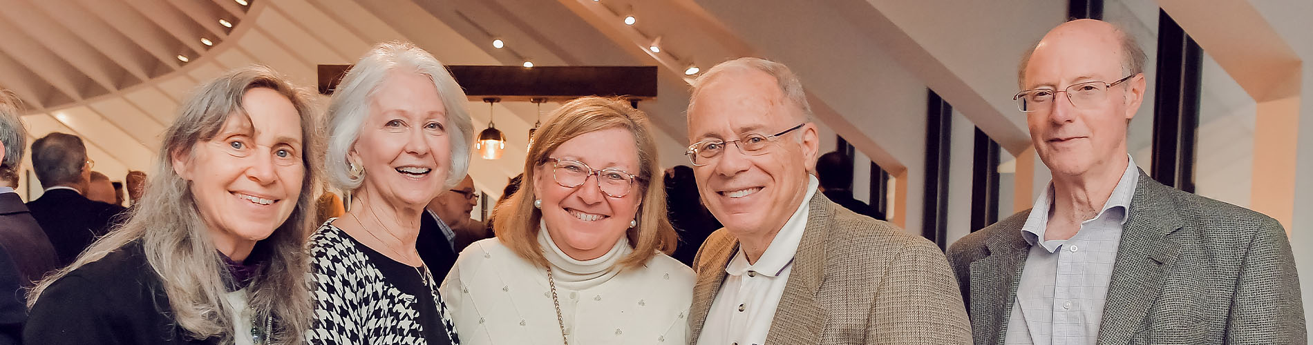 Group of people attending legacy event