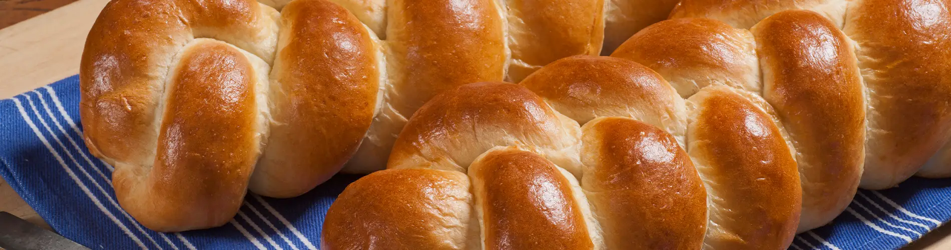 Fresh-baked challah