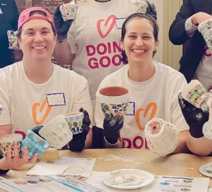 young adults volunteering on good deeds day