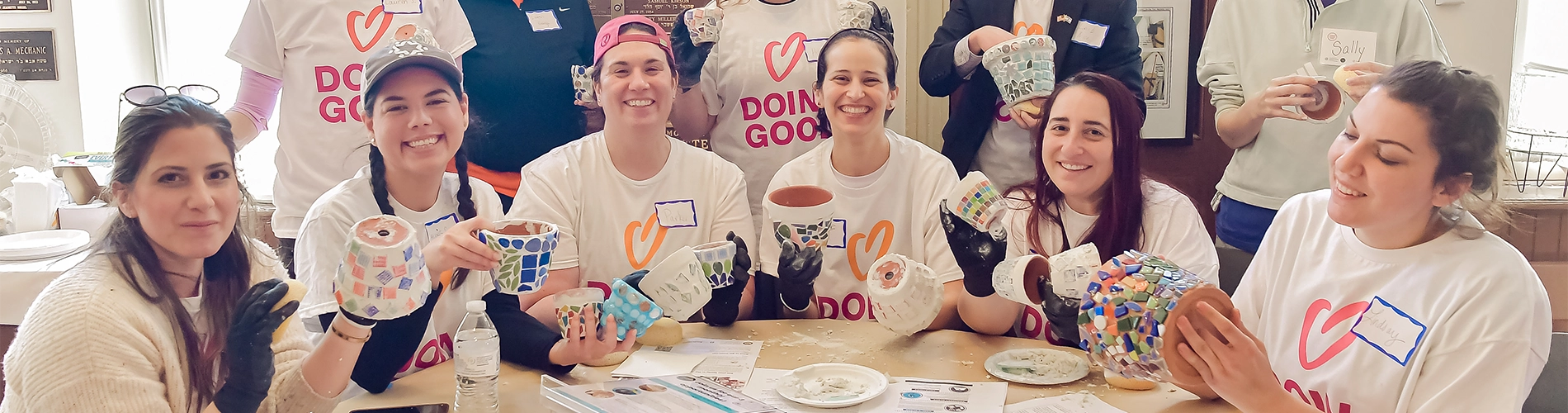 young adults volunteering on good deeds day