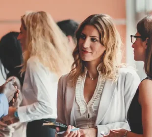 Young Professionals at networking event