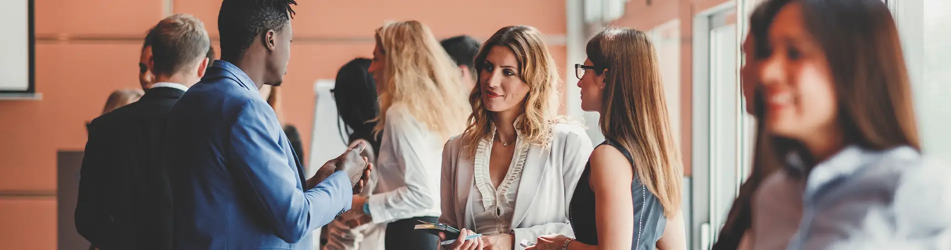 Young Professionals at networking event
