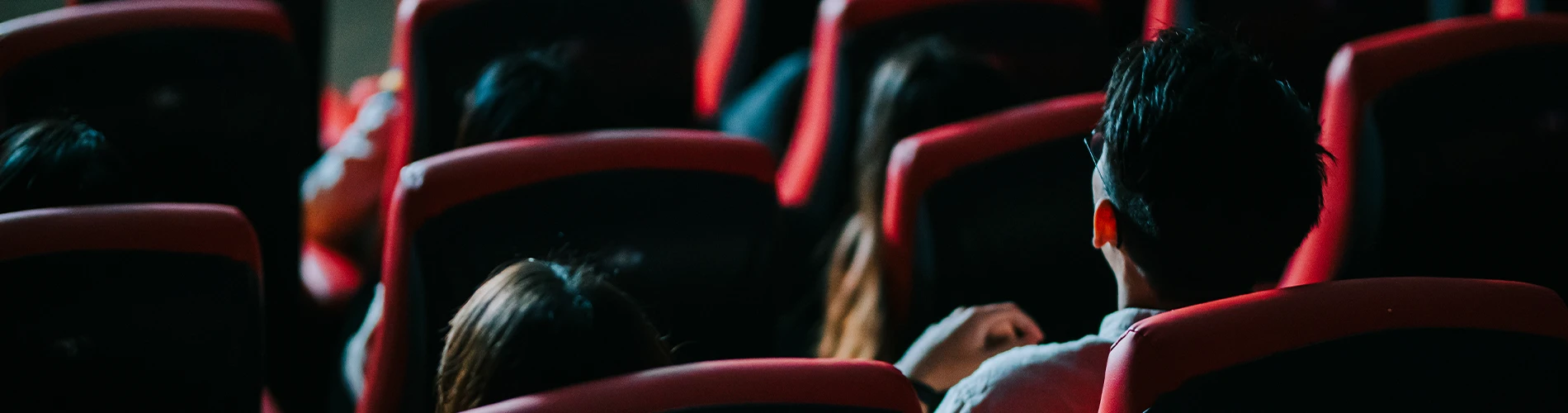 People watching movie at theater