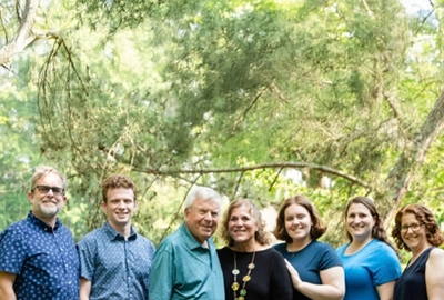 Jill and Ira Gansler with family