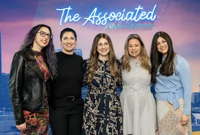Mariam Ezagui with Associated women