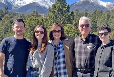 Randi Buergenthal with her family