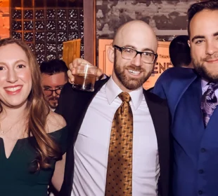 young adults at the YAD Gala smiling