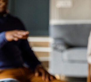 People in a therapy workshop
