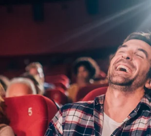 Young adults at the movies