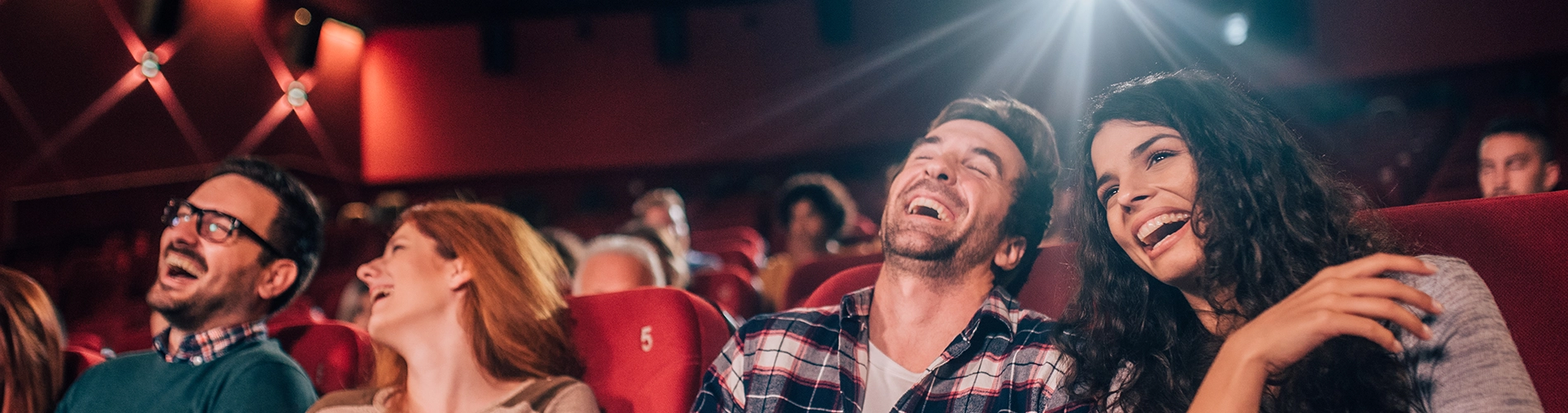 Young adults at the movies
